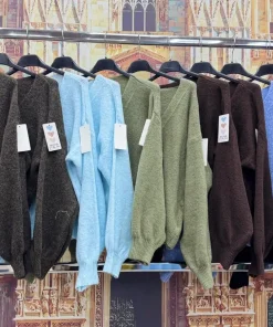Swetry Damskie WŁOSKA,Size uni,paczka 6szt, mix kolor
