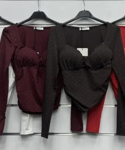 Bluzki Damskie WŁOSKA,Size uni,paczka 6szt, mix kolor