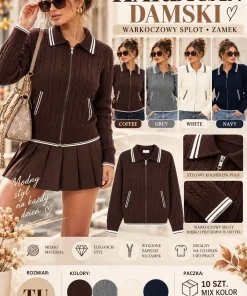 Swetry damskie ,size uni,Paczka 10szt,mix kolor