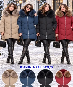 Kurtki DAMSKI ,size 3-7xl,Paczka 5szt,1kolor