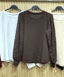 Bluzki Damskie WŁOSKA,Size uni,paczka 6szt, mix kolor