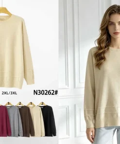 Swetry Damskie,Size l/xl-2/3xl,Paczka 12szt,mix kolor