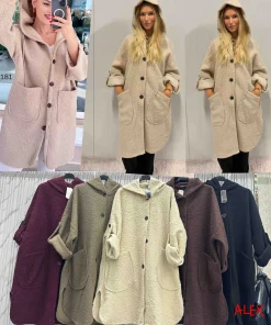 Płaszcz Damskie WŁOSKA,Size uni,paczka 6szt, mix kolor