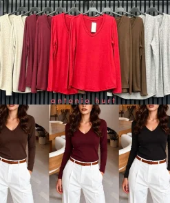Bluzki damskie,Size uni,Paczka 6szt,mix kolor