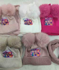 Komplety Czapki zimowe DZIECIĘCA,Paczka 10szt,mix kolor