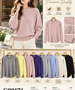 Swetry Damskie,Size s/m-l/xl,Paczka 10szt,mix kolor