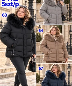 Kurtki DAMSKI ,size 3-7xl,Paczka 5szt,1kolor