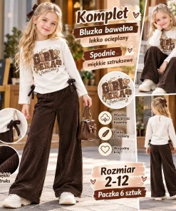 Komplety DZIECIĘCA,size 2-12lat,Paczka 6szt,1 kolor