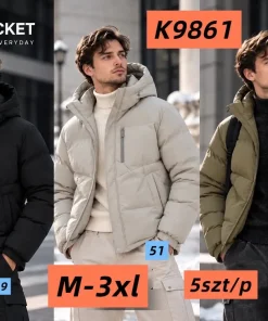 Kurtki MĘSKA ,size m-3xl,Paczka 5szt,1kolor