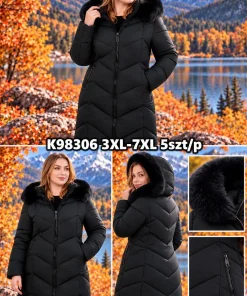 Kurtki DAMSKI ,size 3-7xl,Paczka 5szt,1kolor