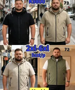 Kamizelki MĘSKA ,size 2-6xl,Paczka 5szt,1kolor