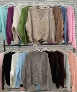 Swetry Damskie WŁOSKA,Size uni,paczka 6szt, mix kolor