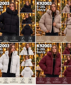 Kurtki DAMSKI ,size s-2xl,Paczka 5szt,1kolor
