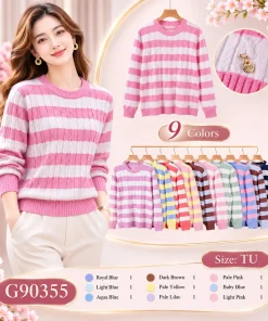 Swetry DAMSKI ,size uni,Paczka 10szt,mix kolor