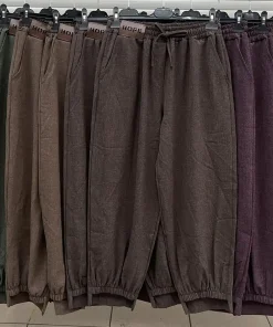 Spodnie Damskie WŁOSKA,Size uni,paczka 6szt, mix kolor