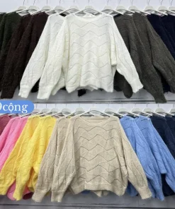 Swetry Damskie WŁOSKA,Size uni,paczka 6szt, mix kolor