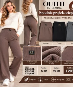 Spodnie Damskie,size 2/3-5/6xl,Paczka 12szt,mix kolor