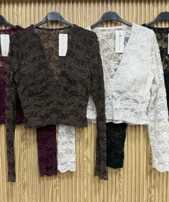Bluzki Damskie WŁOSKA,Size uni,paczka 6szt, mix kolor