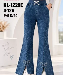 Spodnie JEANSY DZIECIĘCA,Size 4-12lat,Paczka 5szt,1kolor