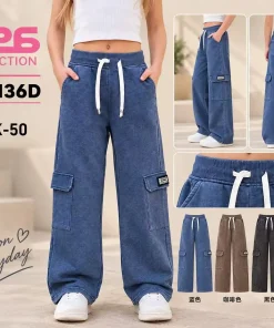 Spodnie JEANSY DZIECIĘCA,Size 4-12lat,Paczka 5szt,1kolor