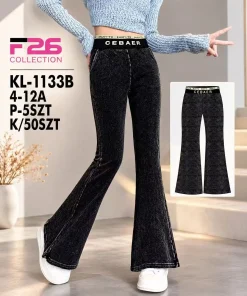 Spodnie JEANSY DZIECIĘCA,Size 4-12lat,Paczka 5szt,1kolor