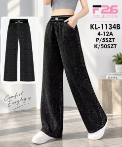 Spodnie JEANSY DZIECIĘCA,Size 4-12lat,Paczka 5szt,1kolor