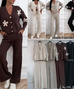 Komplety Damskie WŁOSKA,Size uni,paczka 8szt, mix kolor