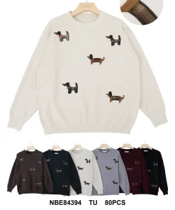 Swetry Damskie,size uni,Paczka 10szt,mix kolor