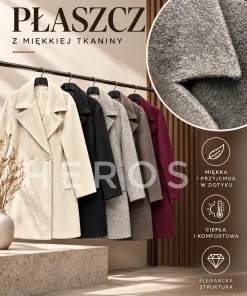 Płaszcz Damskie WŁOSKA,Size uni,paczka 6szt, mix kolor