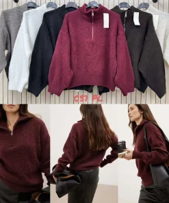 Swetry Damskie WŁOSKA,Size uni,paczka 6szt, mix kolor