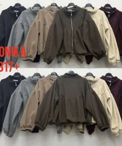 Kurtki Damskie WŁOSKA,Size uni,paczka 6szt, mix kolor