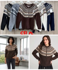 Swetry Damskie WŁOSKA,Size uni,paczka 6szt, mix kolor