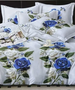 Komplet pościeli 5D 100% satyna - bawełna 4 Częściowy Rozmiar : 160/200