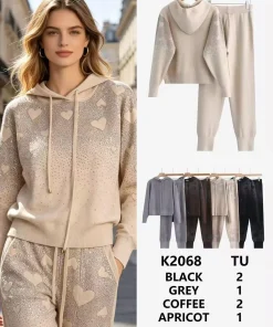 Komplety Damskie,size uni,Paczka 12szt,mix kolor