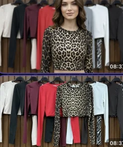 Bluzki Damskie WŁOSKA,Size uni,paczka 6szt, mix kolor