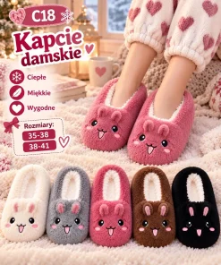 Kapcie Damskie,Size 35-41,Paczka 24szt,mix kolor