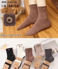 Skarpety Damskie,size 35-42,Paczka 40szt,mix kolor