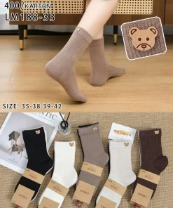 Skarpety Damskie,size 35-42,Paczka 40szt,mix kolor