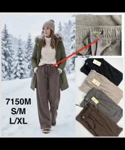 Spodnie Damskie,size s/m-l/xl,Paczka 12szt,mix kolor