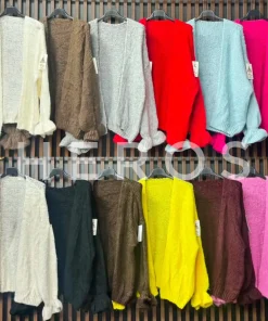 Swetry Damskie WŁOSKA,Size uni,paczka 6szt, mix kolor