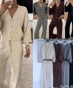 Komplety Damskie WŁOSKA,Size uni,paczka 6szt, mix kolor