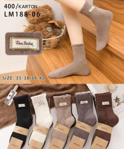 Skarpety Damskie,size 35-42,Paczka 40szt,mix kolor
