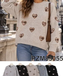 Swetry Damskie,size uni,Paczka 10szt,mix kolor