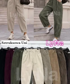 Spodnie Damskie WŁOSKA,Size uni,paczka 6szt, mix kolor