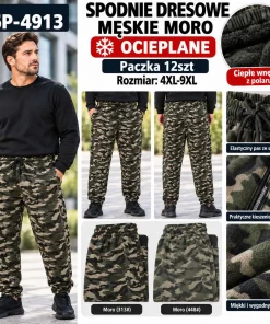 Spodnie MĘSKIE,Size 4xl-9xl,Paczka 12szt,mix kolor