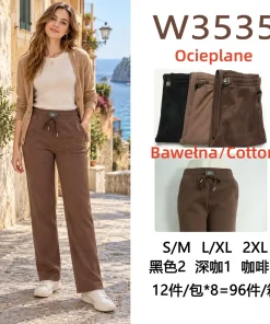 Spodnie Damskie,size s/m-2xl,Paczka 12szt,mix kolor