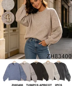 Swetry Damskie,size uni,Paczka 8szt,mix kolor