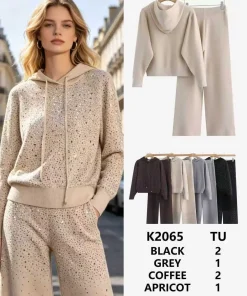 Komplety Damskie,size uni,Paczka 12szt,mix kolor