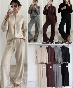 Komplety Damskie WŁOSKA,Size uni,paczka 6szt, mix kolor