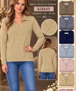 Swetry Damskie,Size l/xl-2xl/3xl,Paczka 12szt,mix kolor